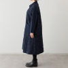 ベルデニム レース切替 オーバーサイズシルエット デザインコート