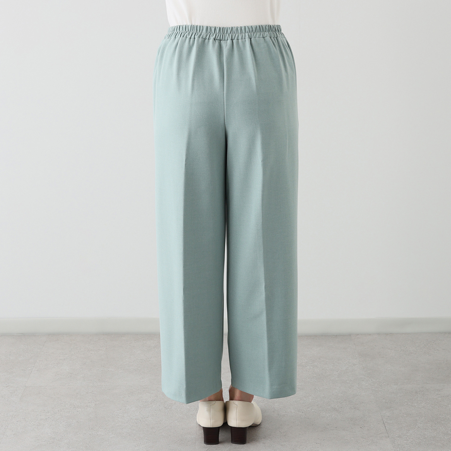 ＴＡＫＵＭＩＢＡ 吸湿発熱 ウーリッチウォーム イージーワイドスラックス ＜股下６５ｃｍ＞