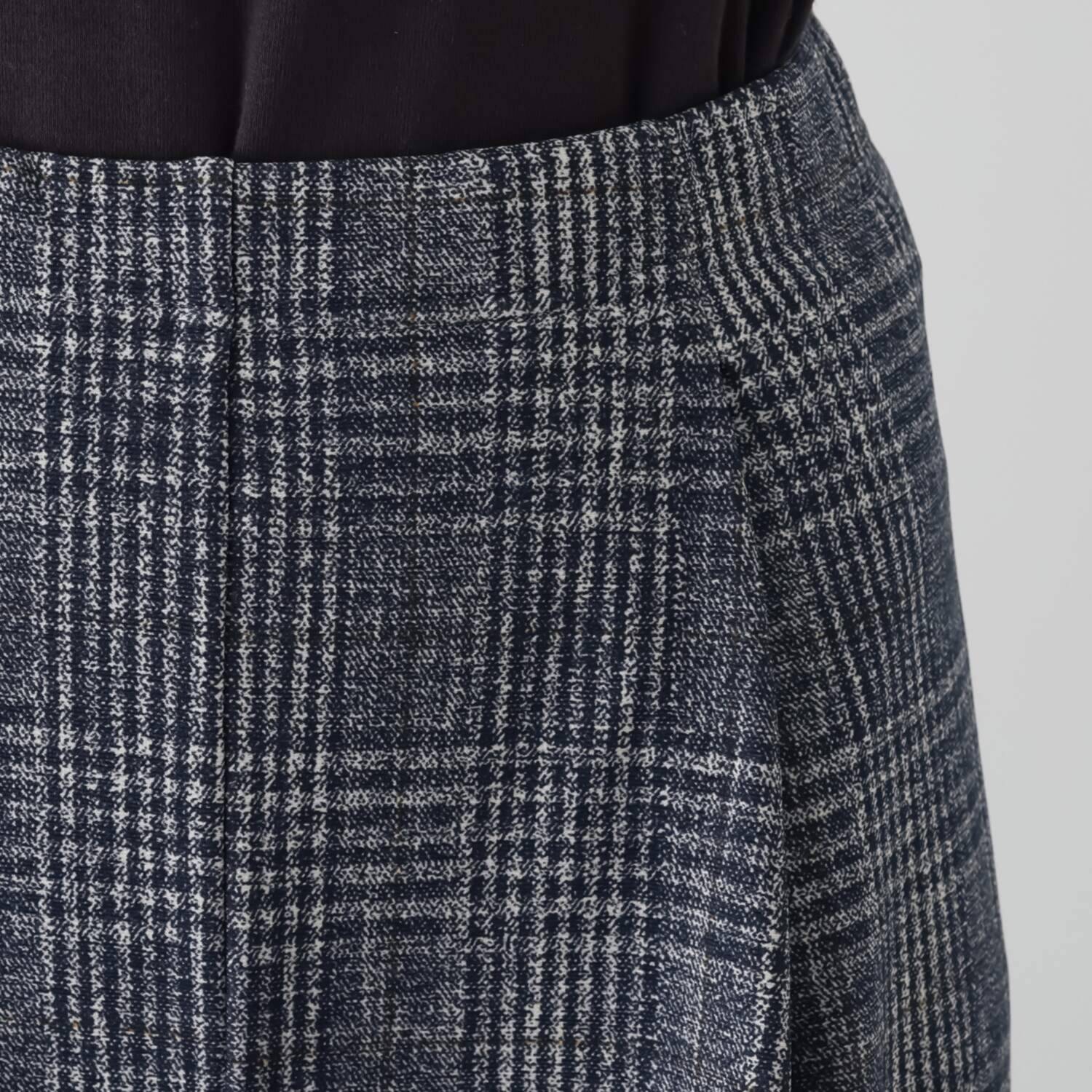 ピーツー 吸湿発熱・吸放湿 裏起毛セミワイドパンツ