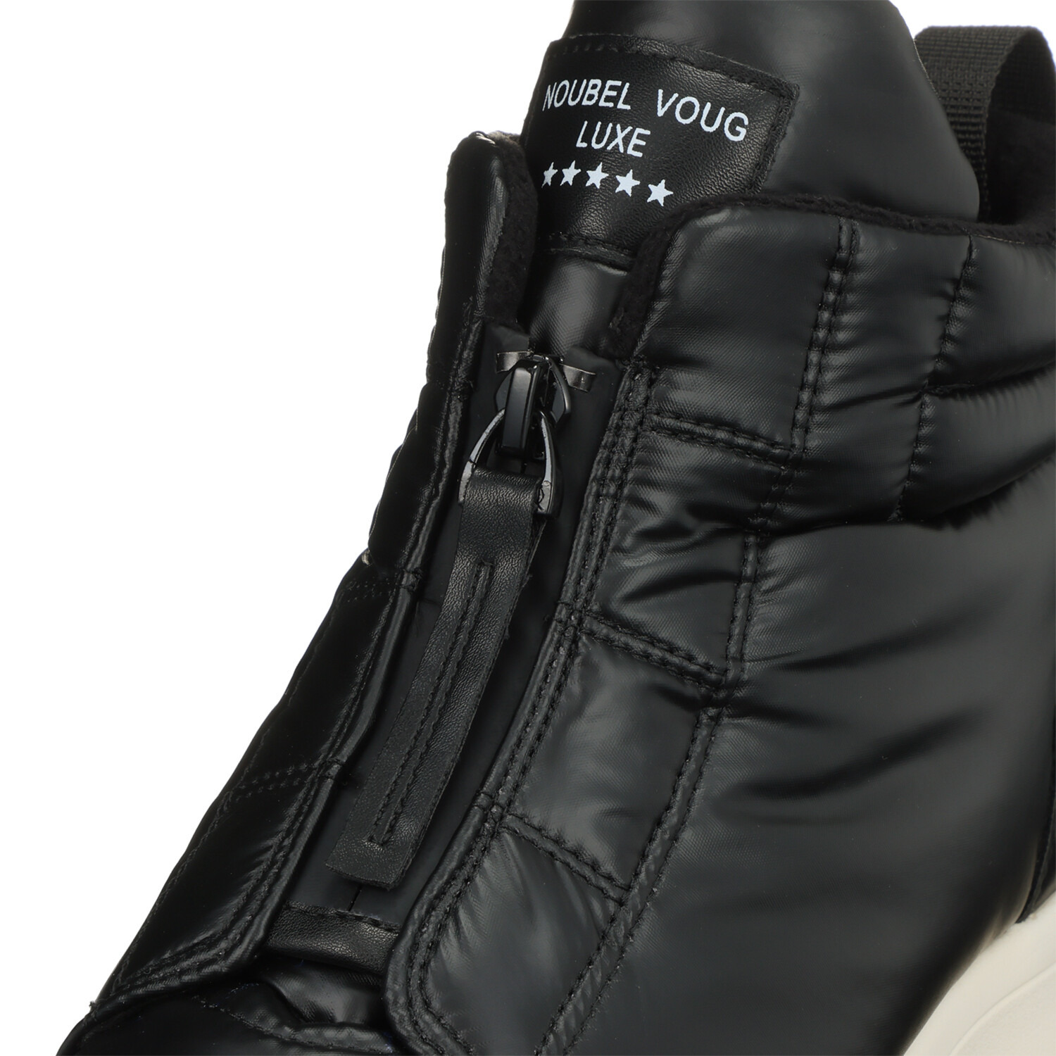 ヌーベルヴォーグ リュクスライン はっ水　中わた 厚底スニーカーブーツ