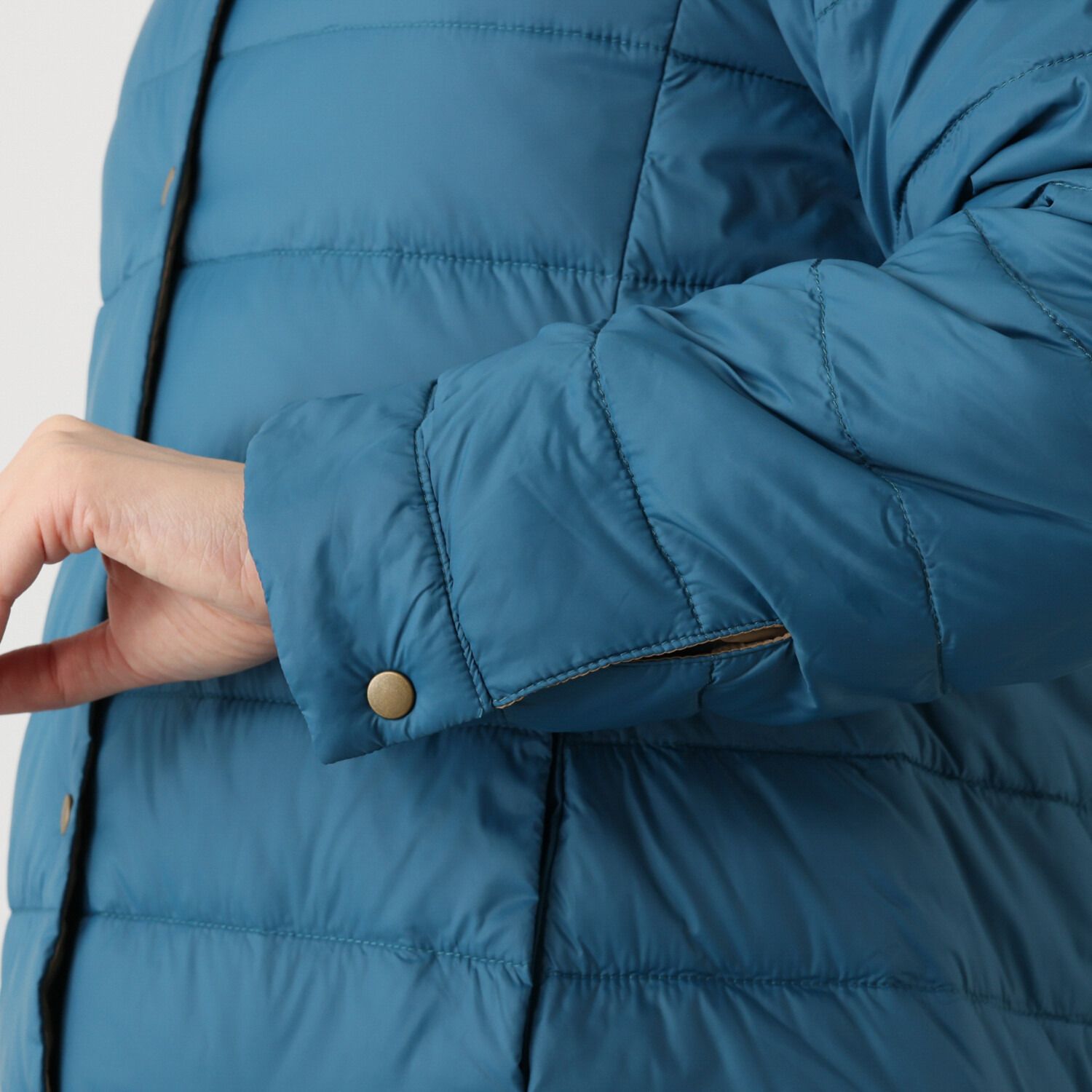 アンリック　オー　ブルー ウルトラ軽量 次世代ミックスダウン ステンカラーコート