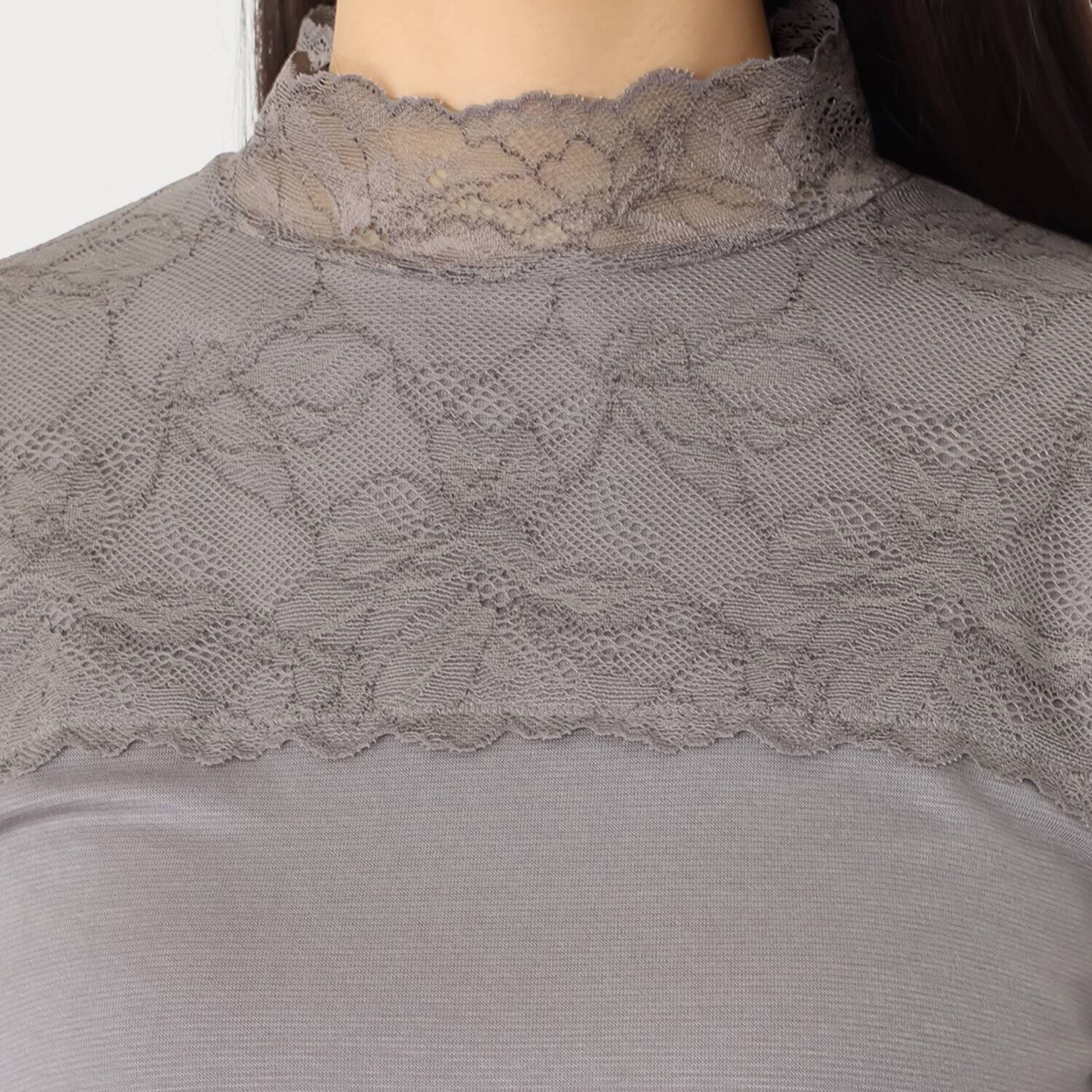 マリランテ 吸湿発熱・吸放湿 柔らかのびのび素材使用 タケダレースアクセント エレガントインナー ２枚セット