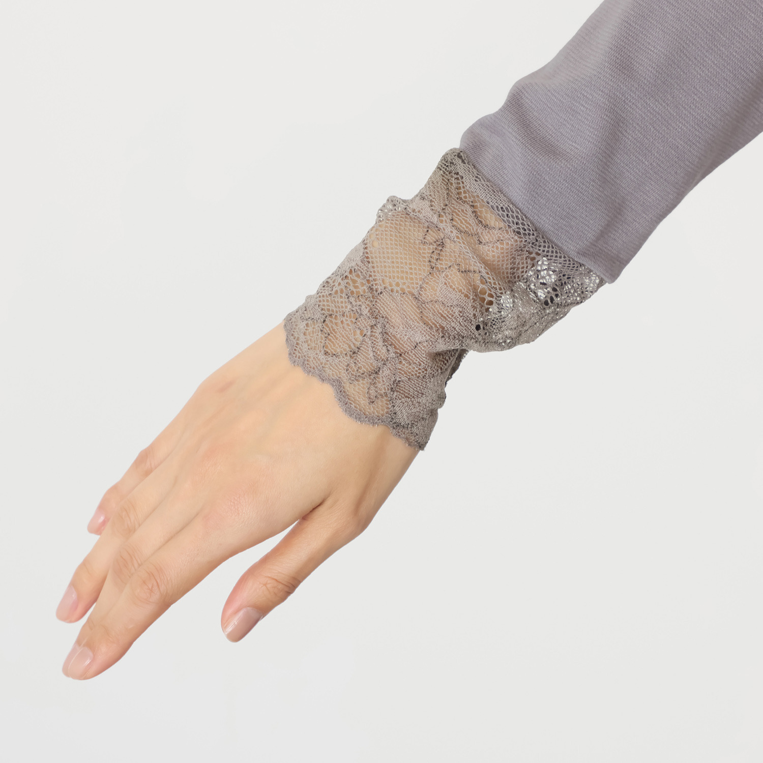 マリランテ 吸湿発熱・吸放湿 柔らかのびのび素材使用 タケダレースアクセント エレガントインナー ２枚セット