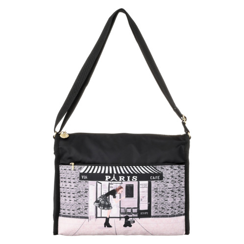 レイコアオキニューヨーク　トリプルジップ　ショルダーバッグ