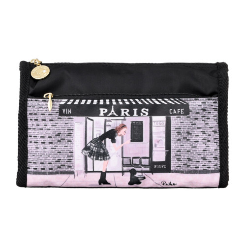 レイコアオキニューヨーク　トリプルジップポーチ