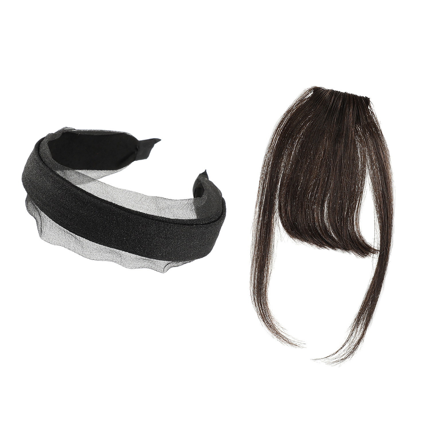 ギンカウィンカ 前髪とお顔周りの毛が 自然に完成 ドレスドヘア 前髪ウィッグ＆ カチューシャ