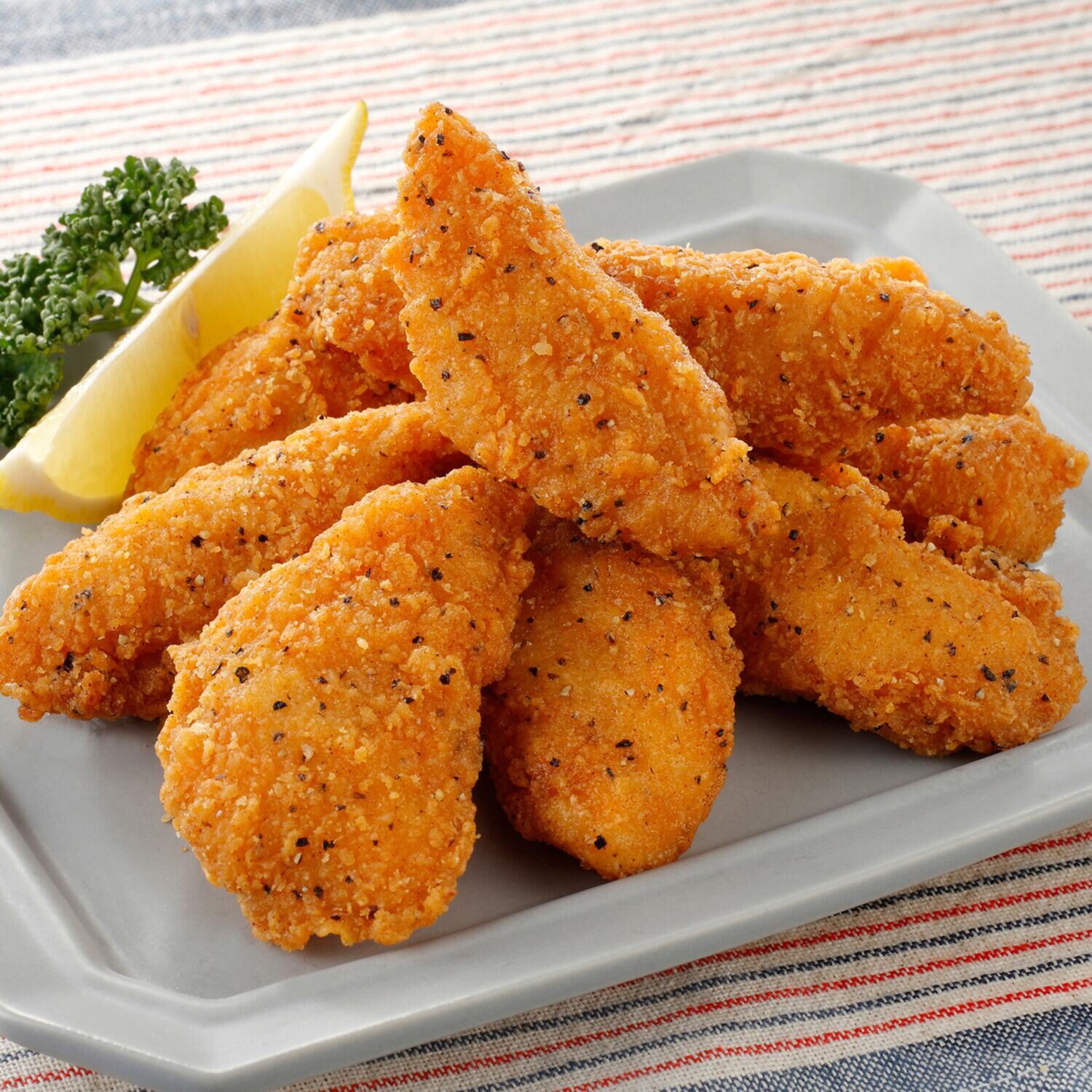 レンジで簡単！ 国産若鶏の ササミフライドチキン