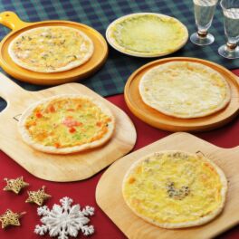 創業１００年！ ＭＣＣ ミラノ風薄焼きピッツァ ＜２０２５年 　クリスマス特別セット＞