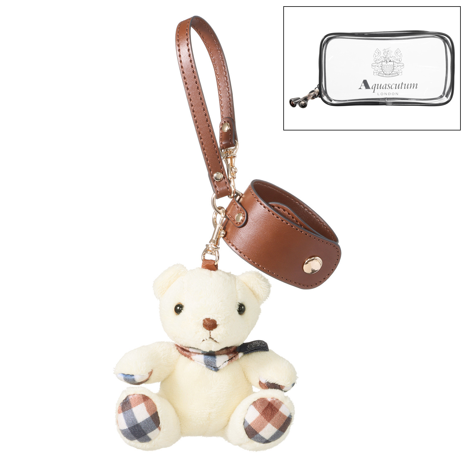 アクアスキュータム くま付 マフラーホルダー