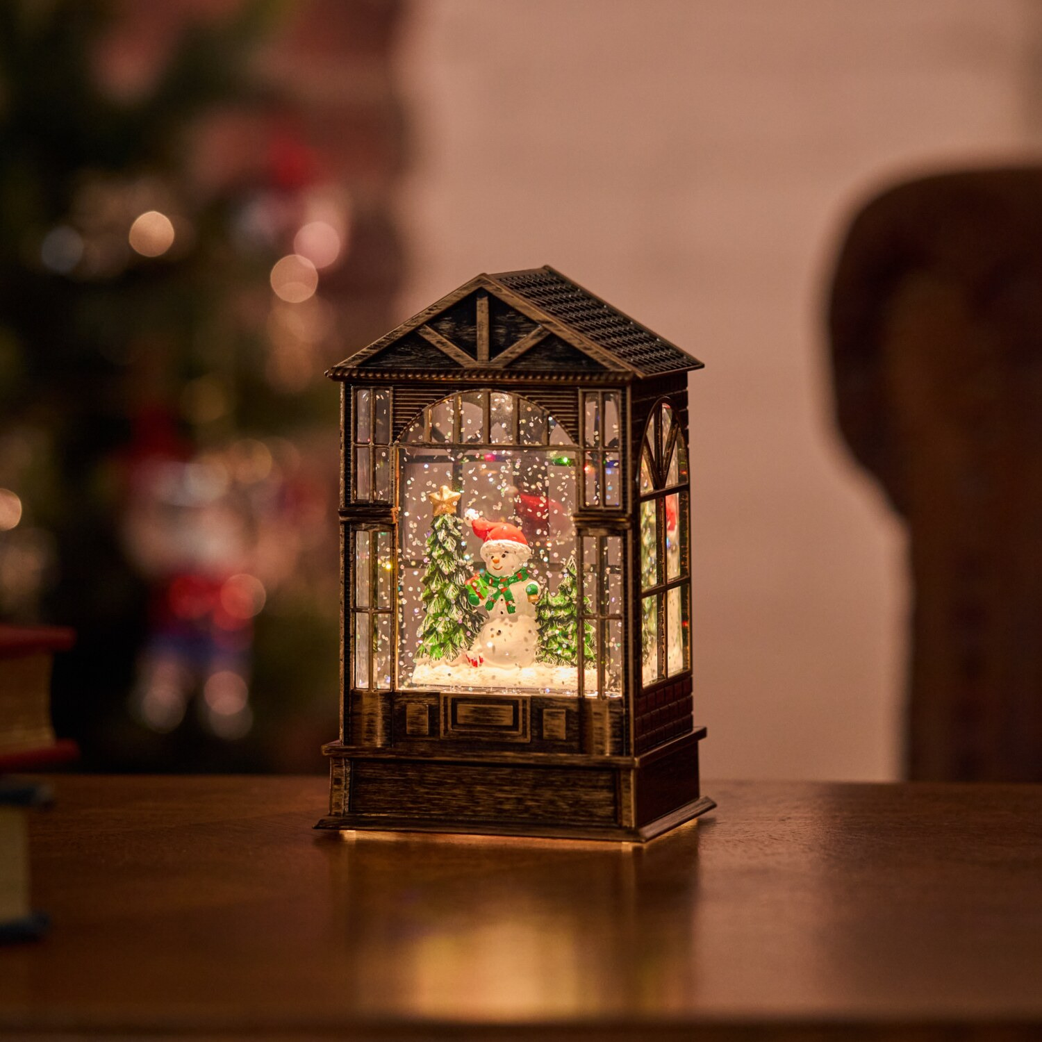 ライトアップで きらきら光る スノーイング スモールハウス ライトスタンド