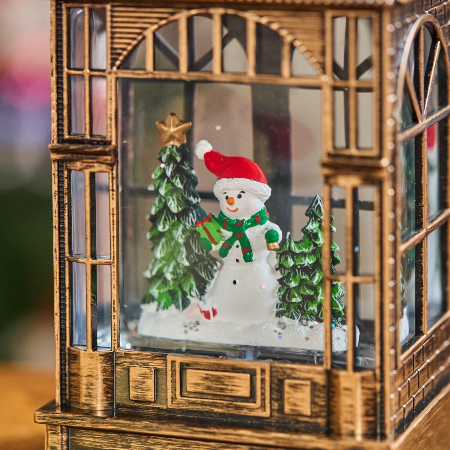 ライトアップで きらきら光る スノーイング スモールハウス ライトスタンド