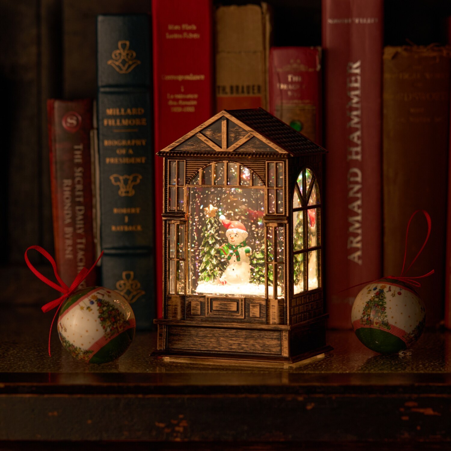 ライトアップで きらきら光る スノーイング スモールハウス ライトスタンド