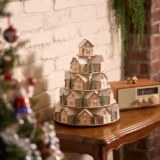 クリスマスまでの日々を 楽しみながら カウントダウン！ ウッドアドベント カレンダー ライトスタンド