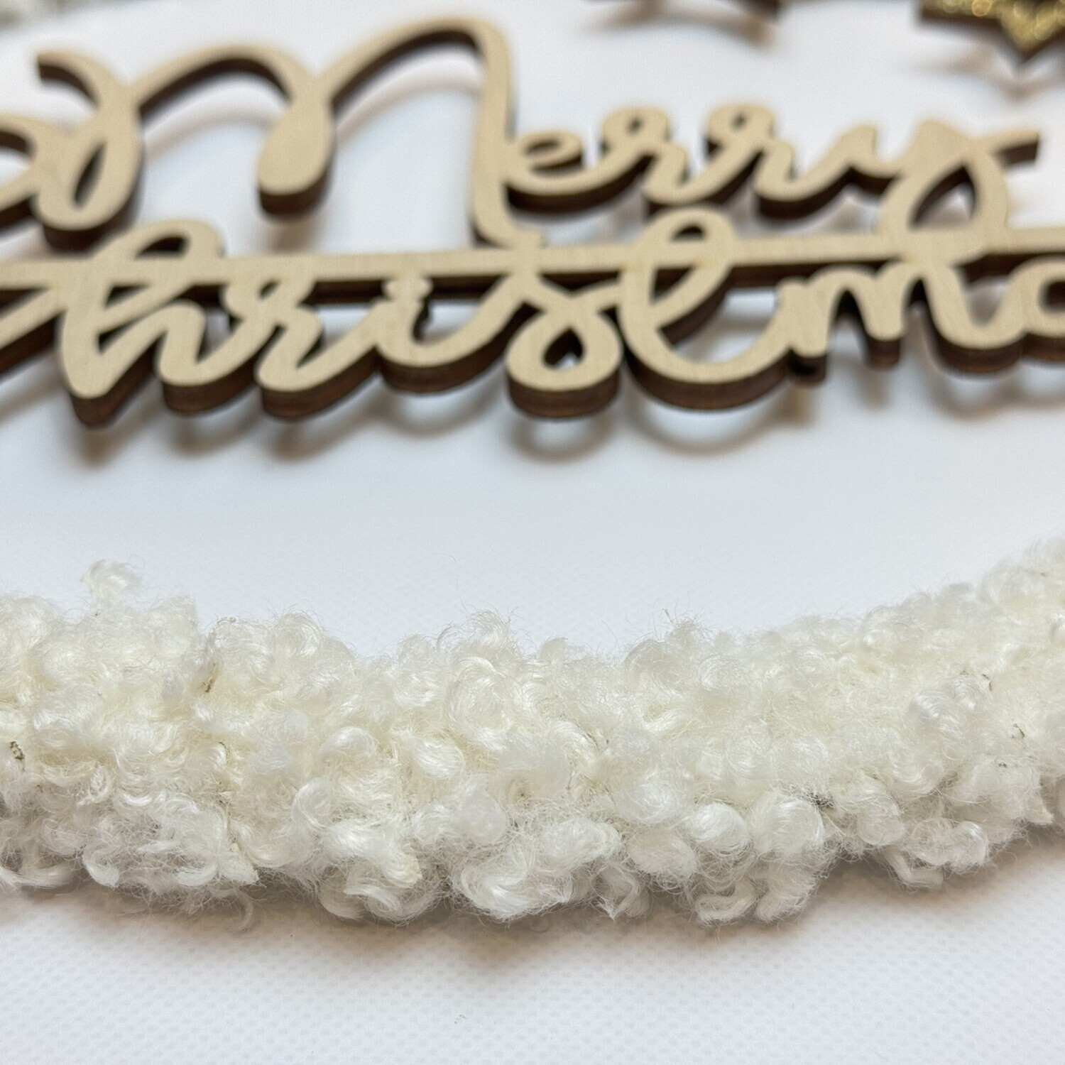 もこもこ素材が可愛い！ モコモコ クリスマスハンガー ＜ｍｅｒｒｙ ｃｈｒｉｓｔｍａｓ＞