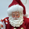 リアルな顔が 可愛くてオシャレ！ サンタオーナメント