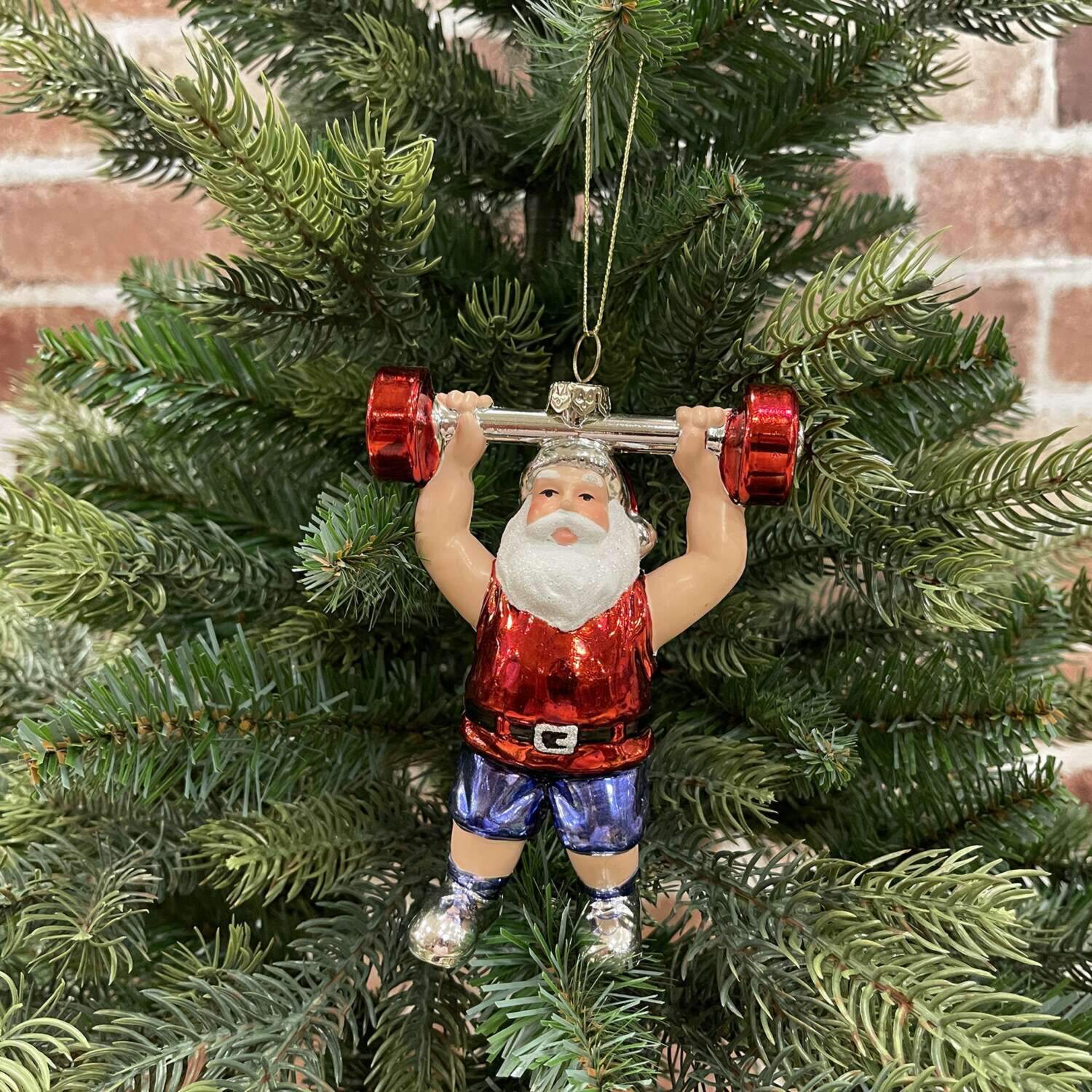 おもしろスタイル！ ユーモアたっぷり サンタオーナメント ２種セット