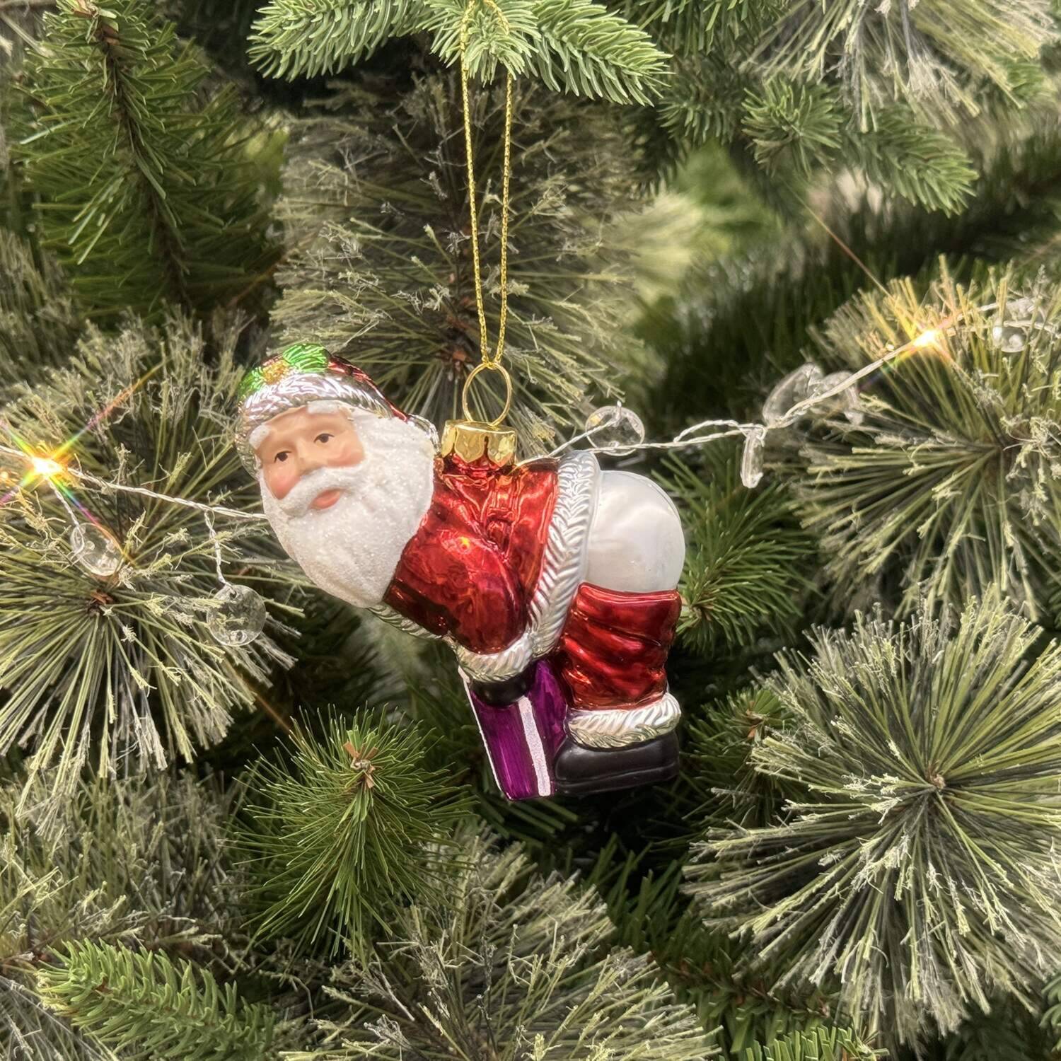 おもしろスタイル！ ユーモアたっぷり サンタオーナメント ２種セット