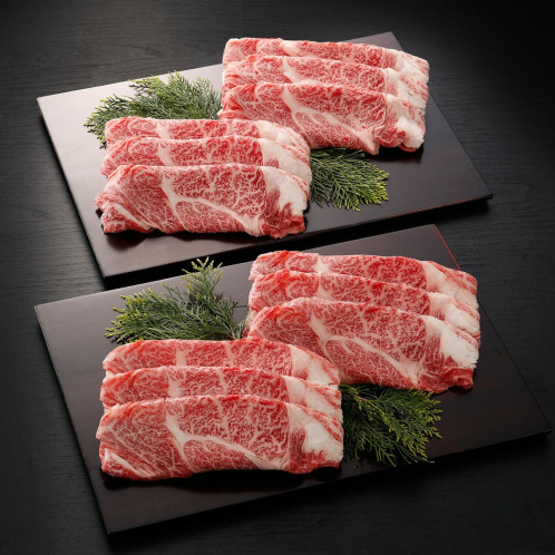 贅沢! 国産黒毛和牛肩ロース すきやき用 (A5・A4等級) 贅沢! 国産黒毛和牛肩ロース すきやき用 (A5・A4等級)