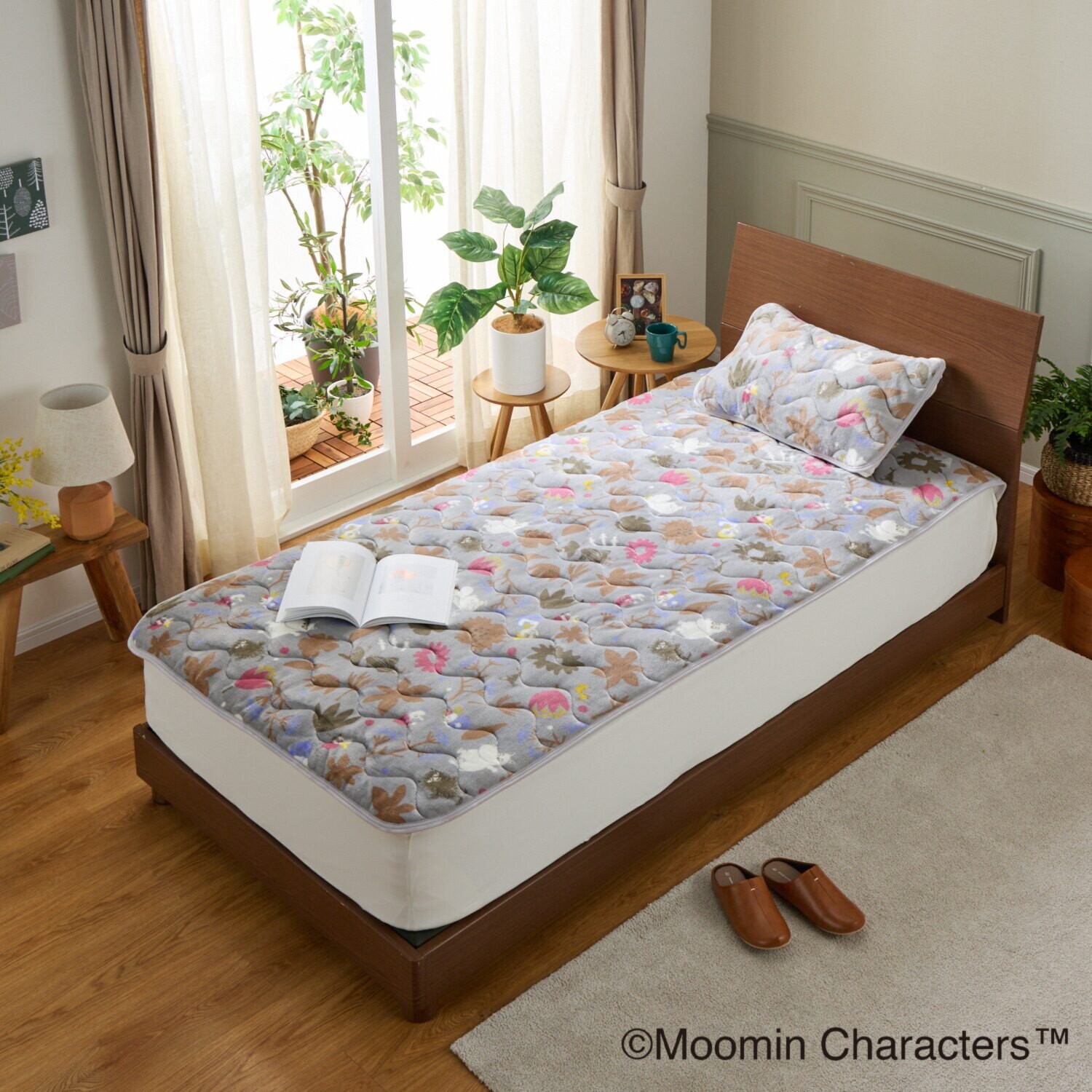 ムーミン 真夜中の心躍るとき モコモコ暖か寝具 ３点セット ＜シングル＞