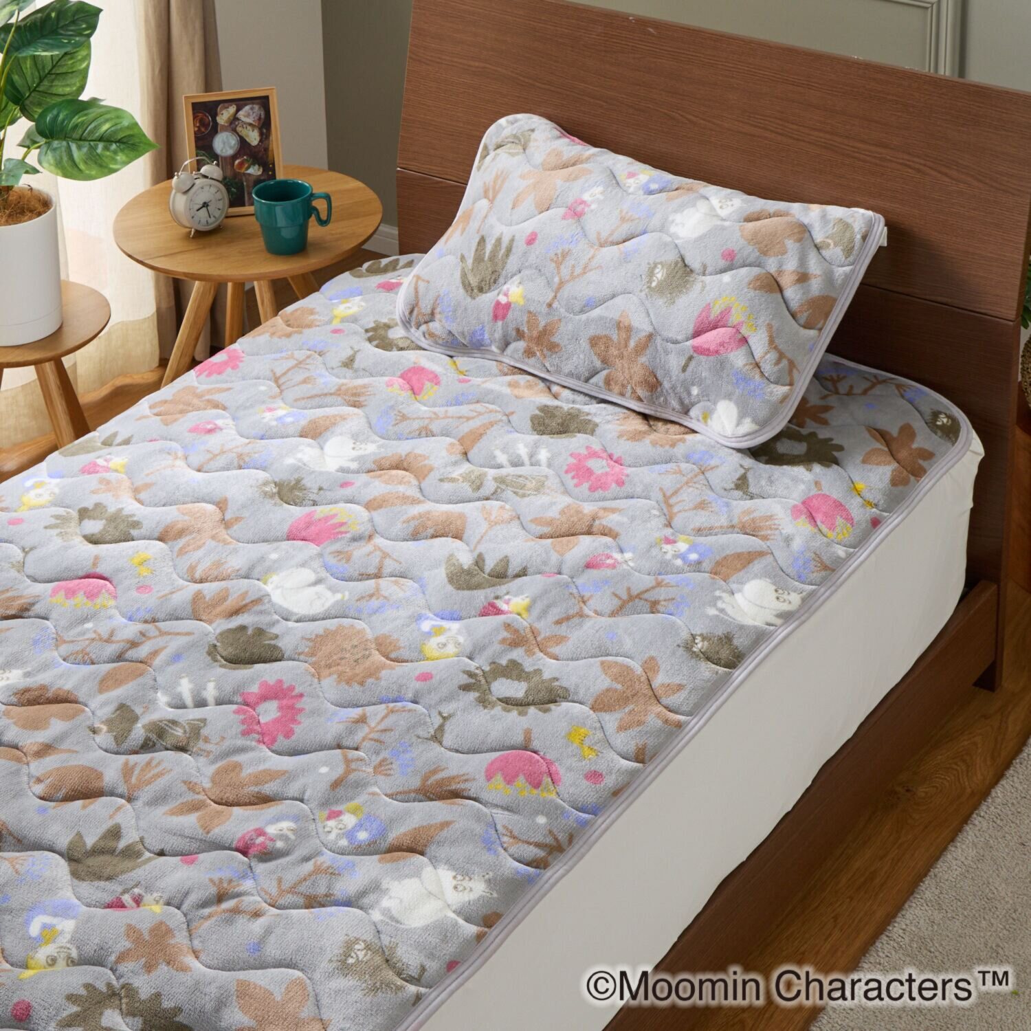 ムーミン 真夜中の心躍るとき モコモコ暖か寝具 ４点セット ＜ダブル＞