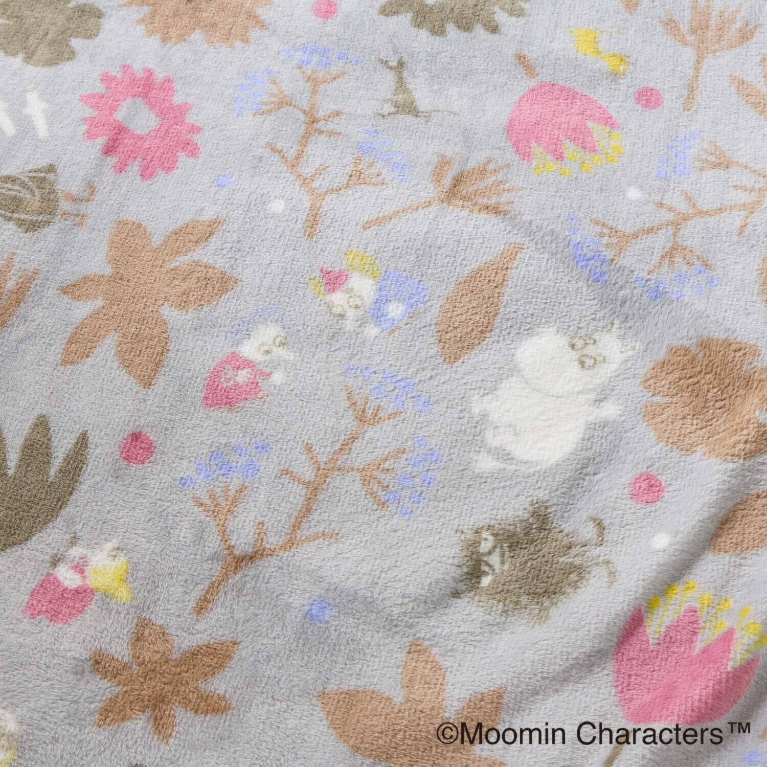 ムーミン 真夜中の心躍るとき モコモコ暖か寝具 ４点セット ＜ダブル＞