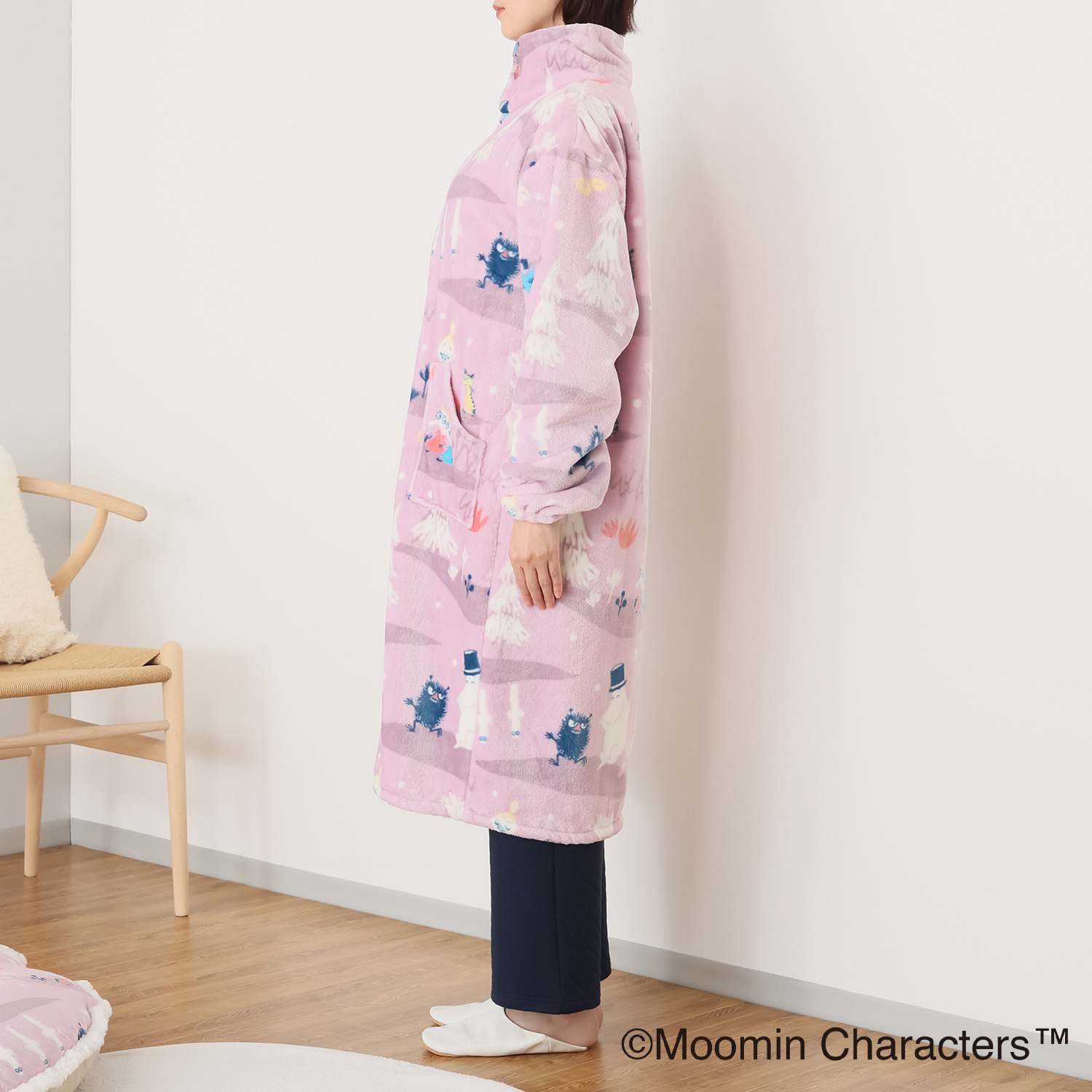 ムーミン モコモコ着る毛布