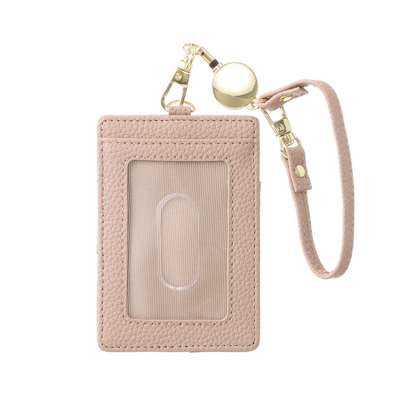 リズデイズ ゾウモティーフ リール付ストラップ パスケース