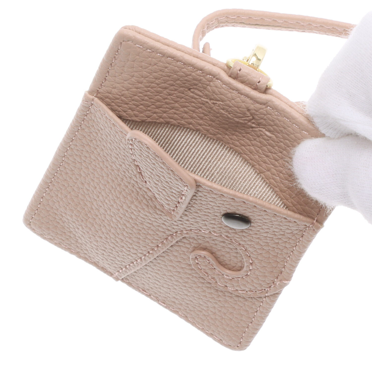 リズデイズ ゾウモティーフ リール付ストラップ パスケース