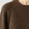 エーエフコンフィ ふんわり袖の モヘヤ調 ニットプルオーバー