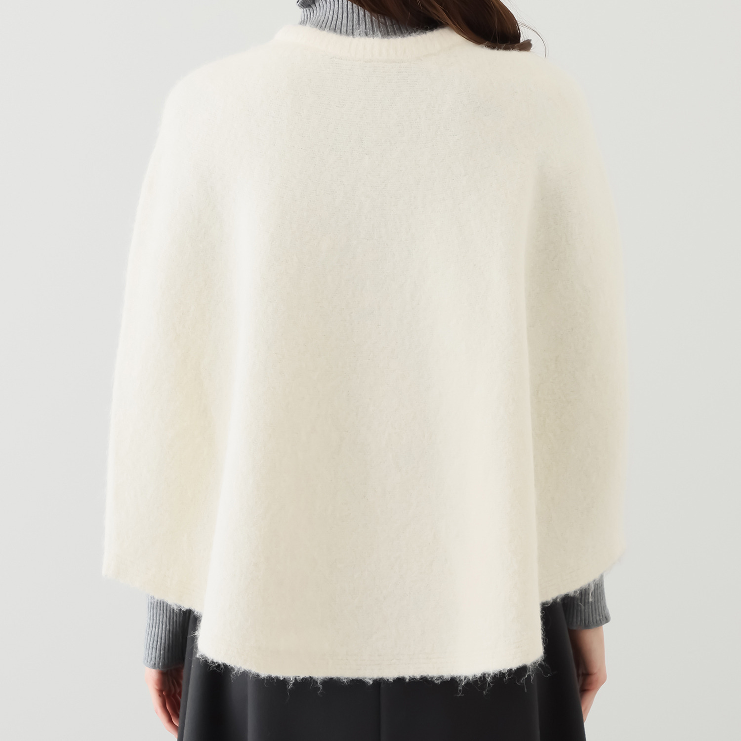 エーエフコンフィ あったか ニットポンチョ