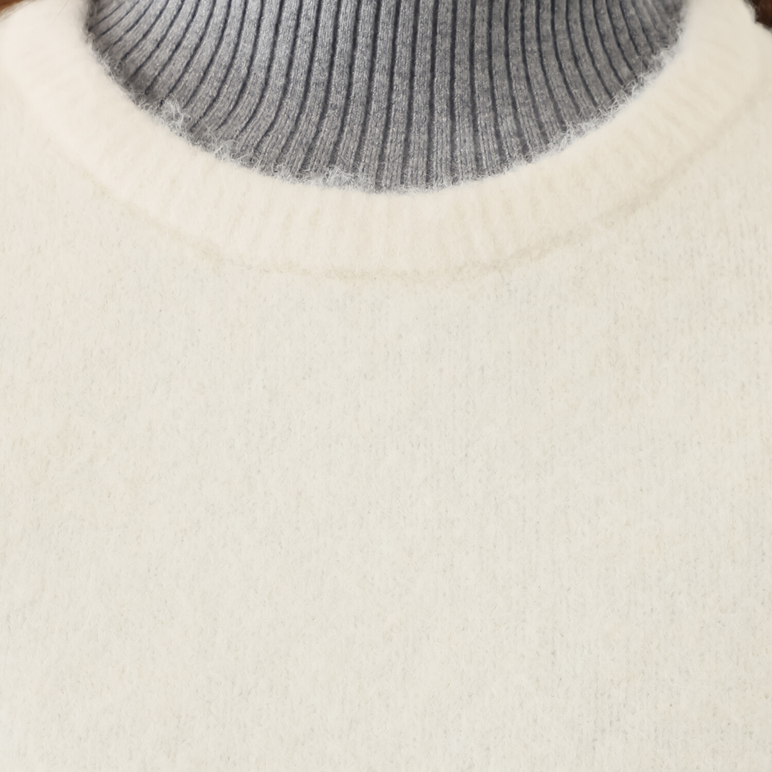 エーエフコンフィ あったか ニットポンチョ