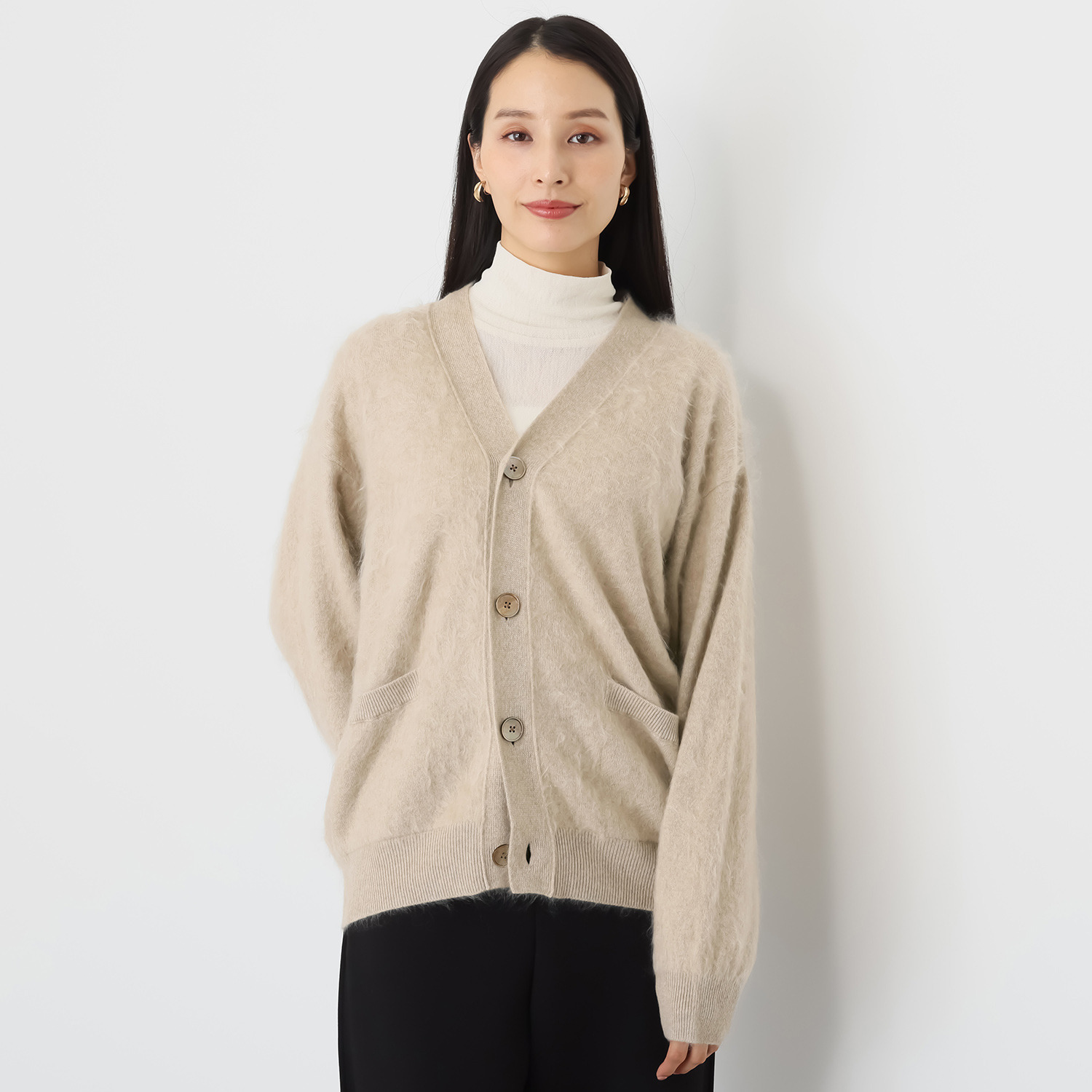 カシミコ カシミヤ１００％ カーディガン