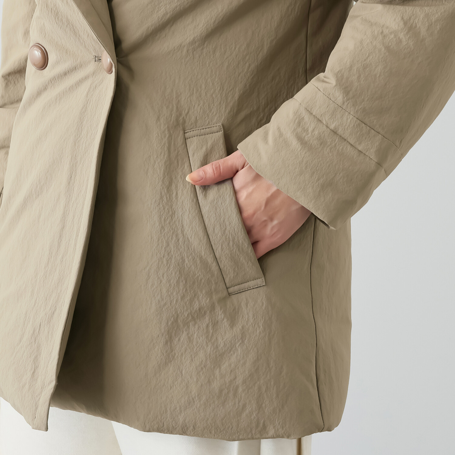 ミューリエ モリリンとの パートナーシップ モードな おふとんダウンジャケット