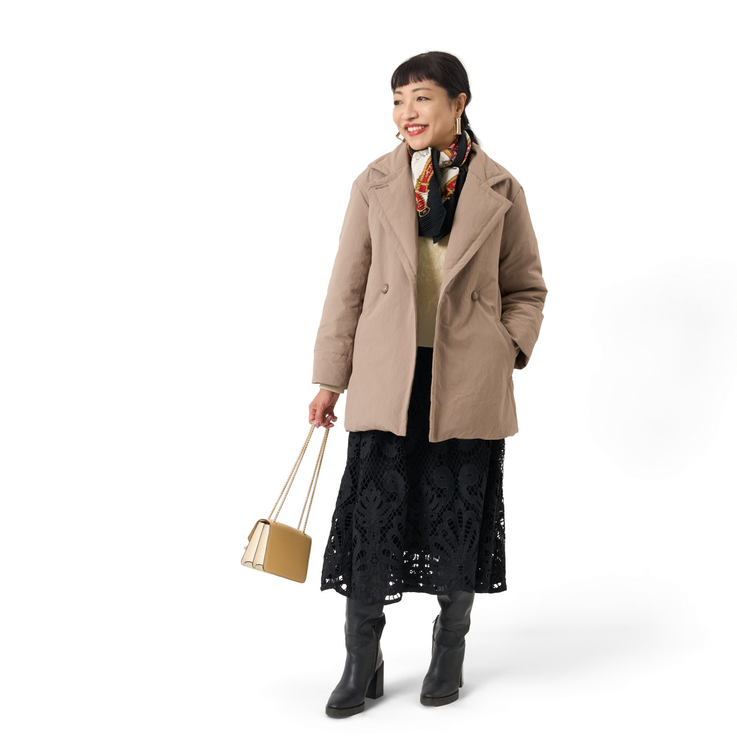 ミューリエ モリリンとの パートナーシップ モードな おふとんダウンジャケット