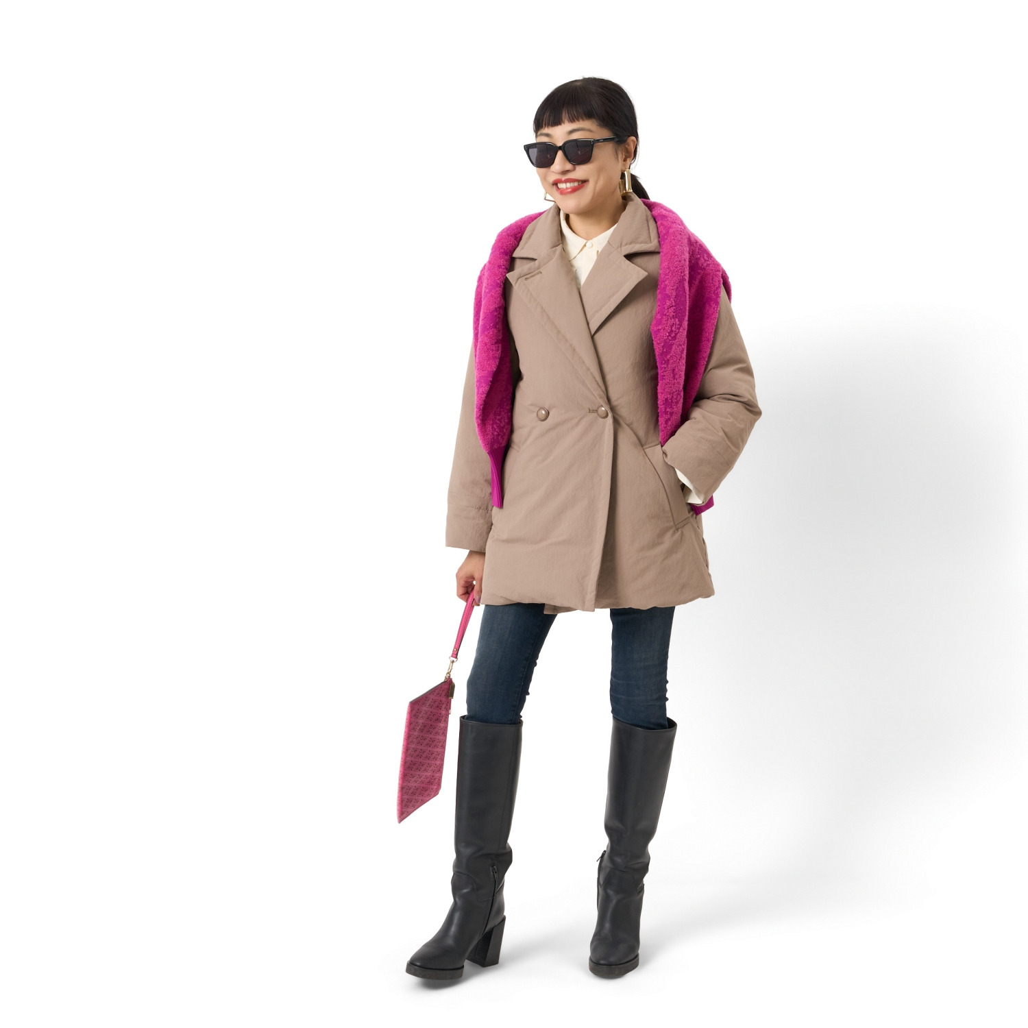 ミューリエ モリリンとの パートナーシップ モードな おふとんダウンジャケット