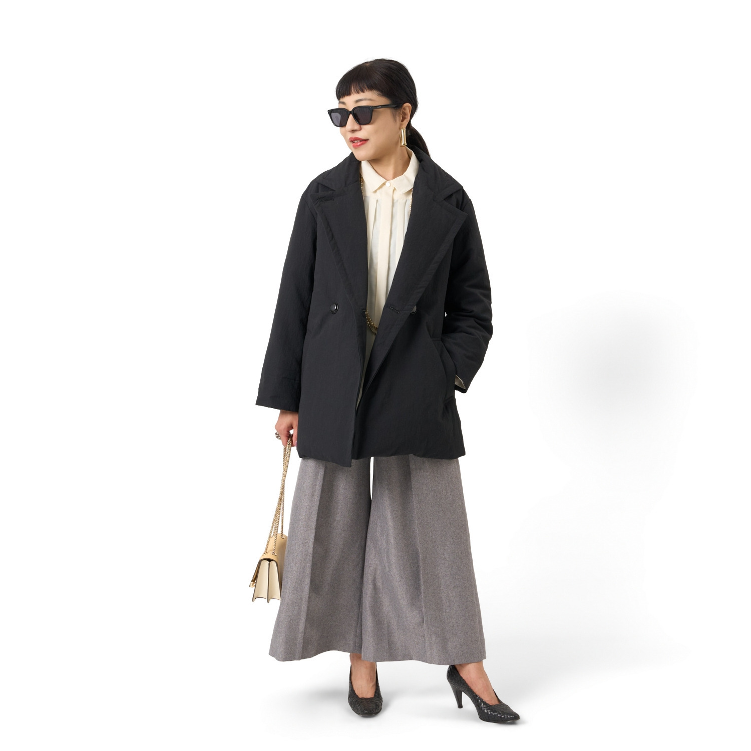 ミューリエ モリリンとの パートナーシップ モードな おふとんダウンジャケット