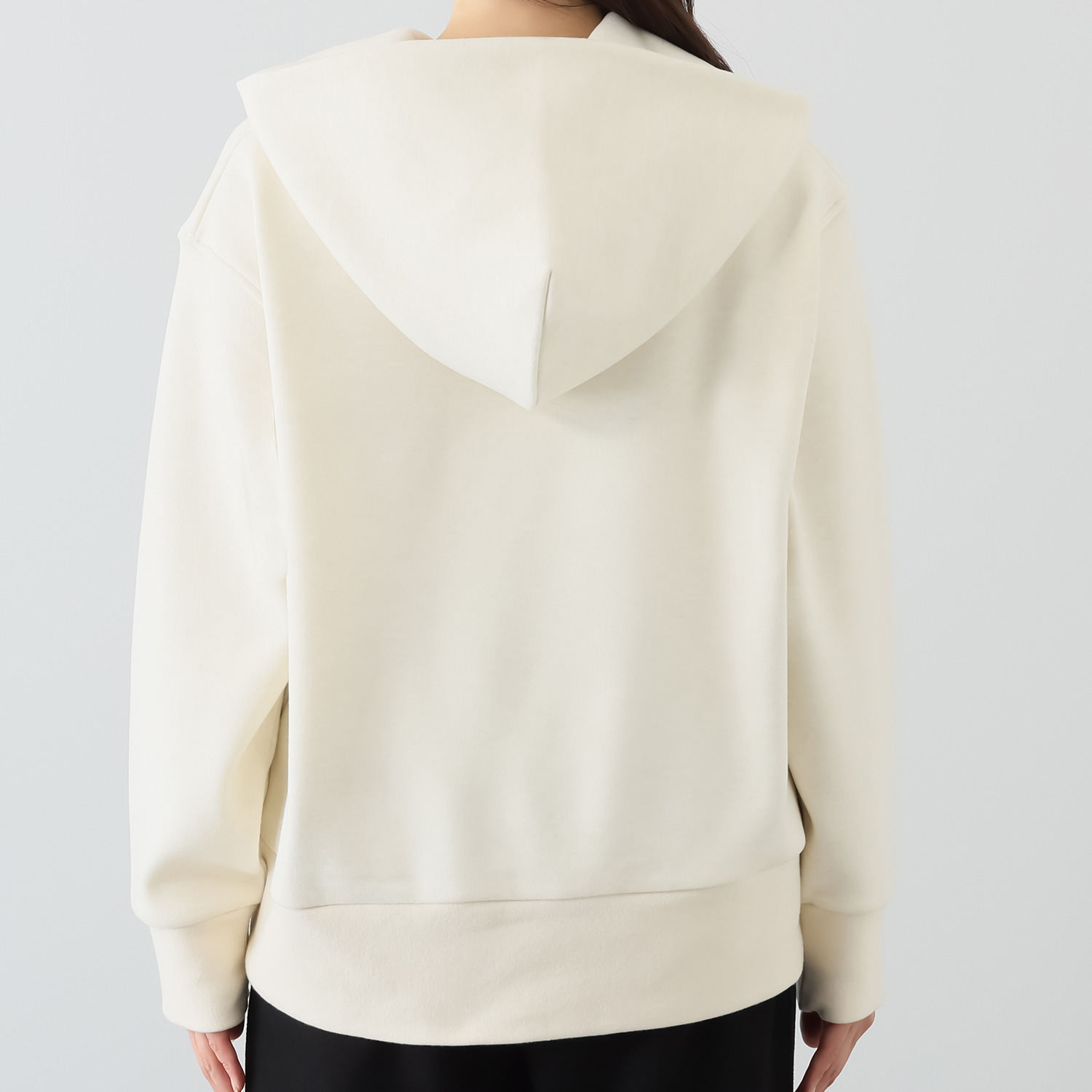 ミューリエ ジェットセッター気分で 快適おしゃれ 裏起毛フーディー