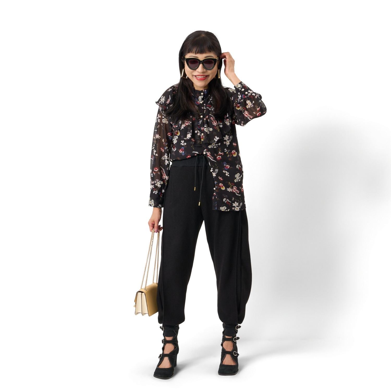 ミューリエ ジェットセッター気分で 快適おしゃれ 裏起毛パンツ