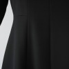 ニュイ ブラックフォーマル 洗濯機で洗える 前開きワンピース