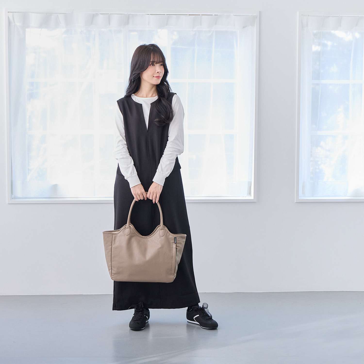 ルートート 柔らか合成皮革 トートバッグ