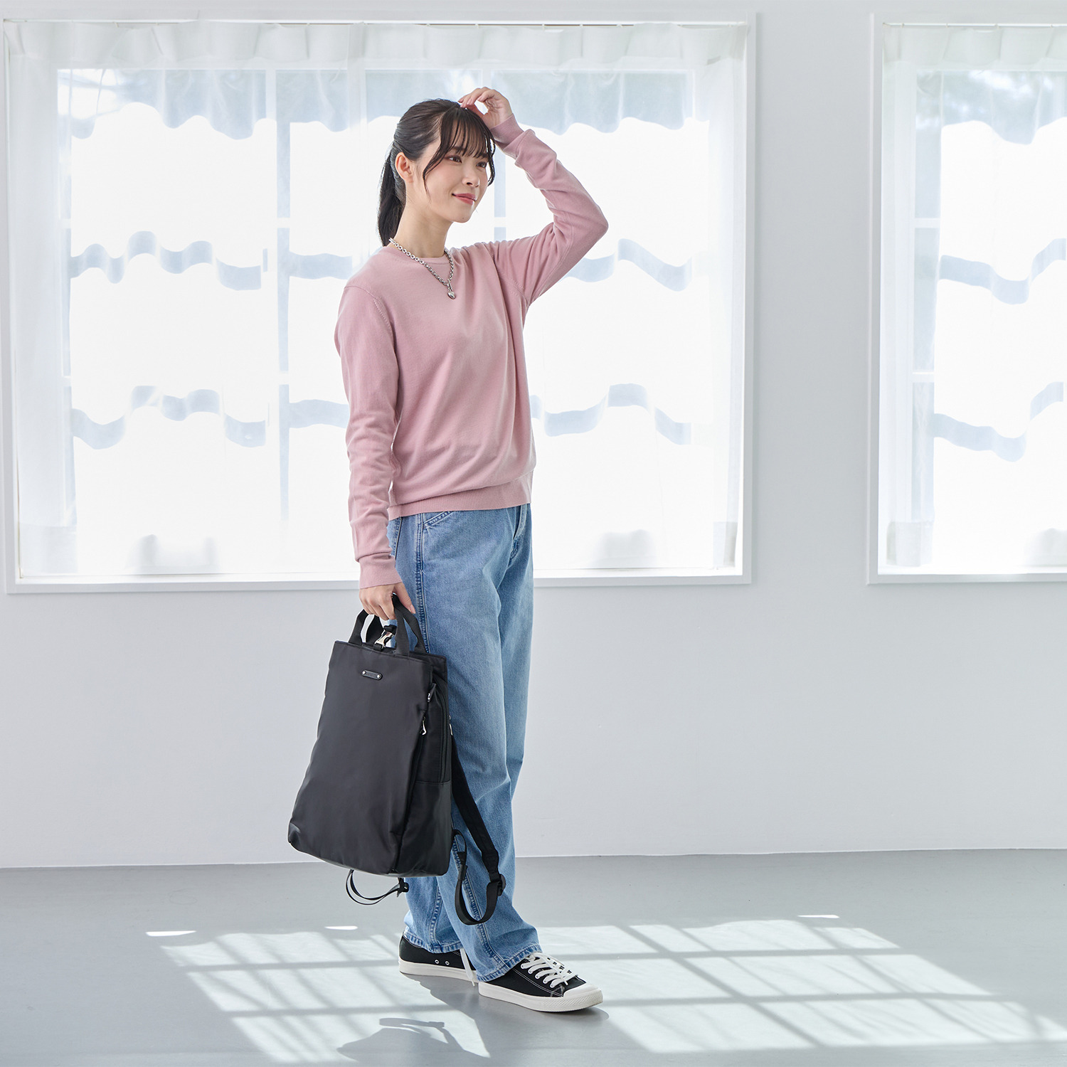 ルートート ストラップが パッド入りになった！ はっ水ナイロンリュック