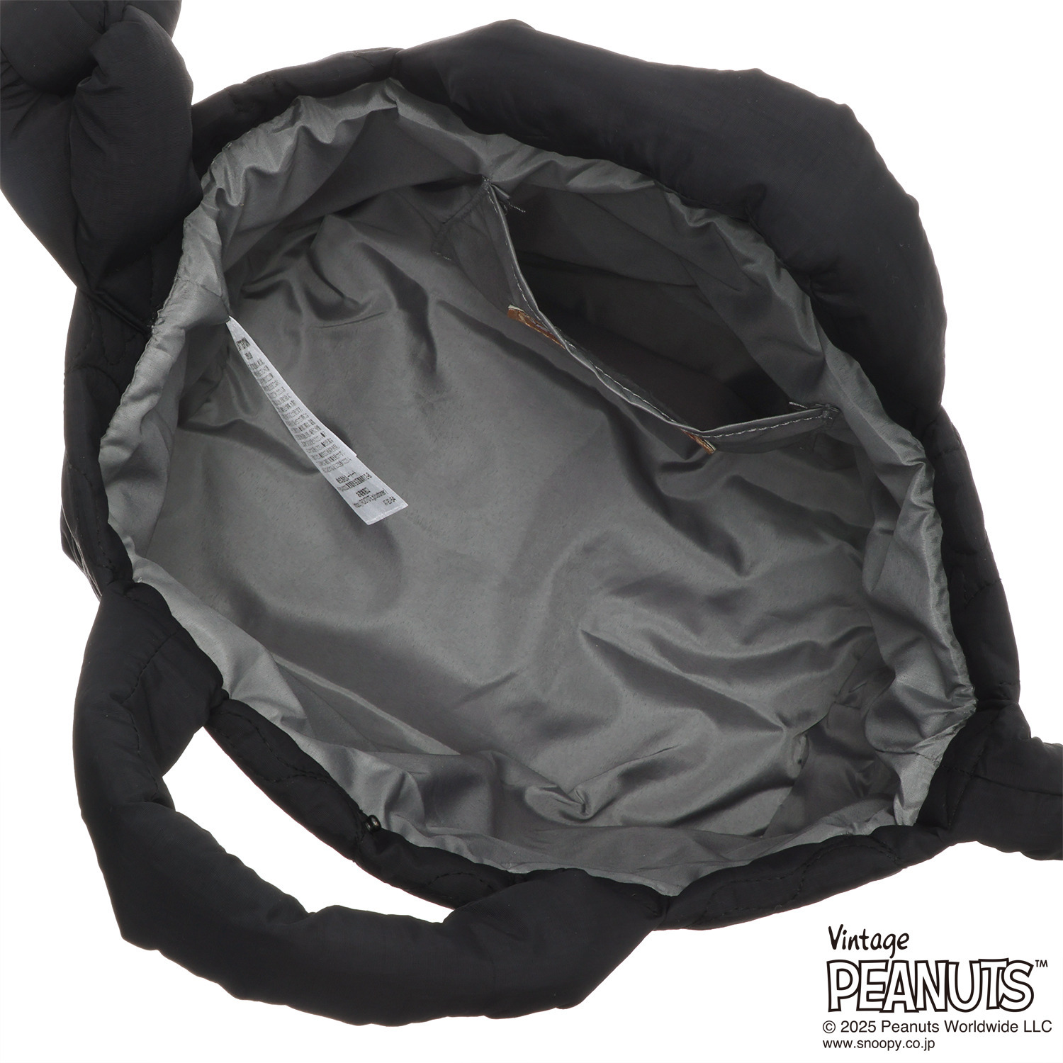 ルートート スヌーピー型の キルティングがかわいい！ ふかふかショルダー トートバッグ