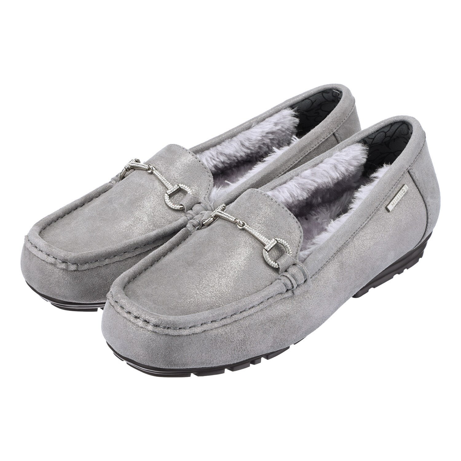 卑弥呼 はっ水シープレザー フレキシブルライトソール ビジュウビット ふわふわモカシン ＜３Ｅ＞