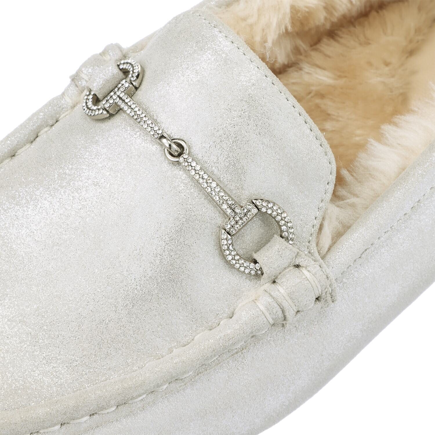 卑弥呼 はっ水シープレザー フレキシブルライトソール ビジュウビット ふわふわモカシン ＜３Ｅ＞