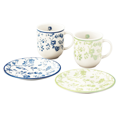 ローラアシュレイ　日本製　モーニング　ペアセット