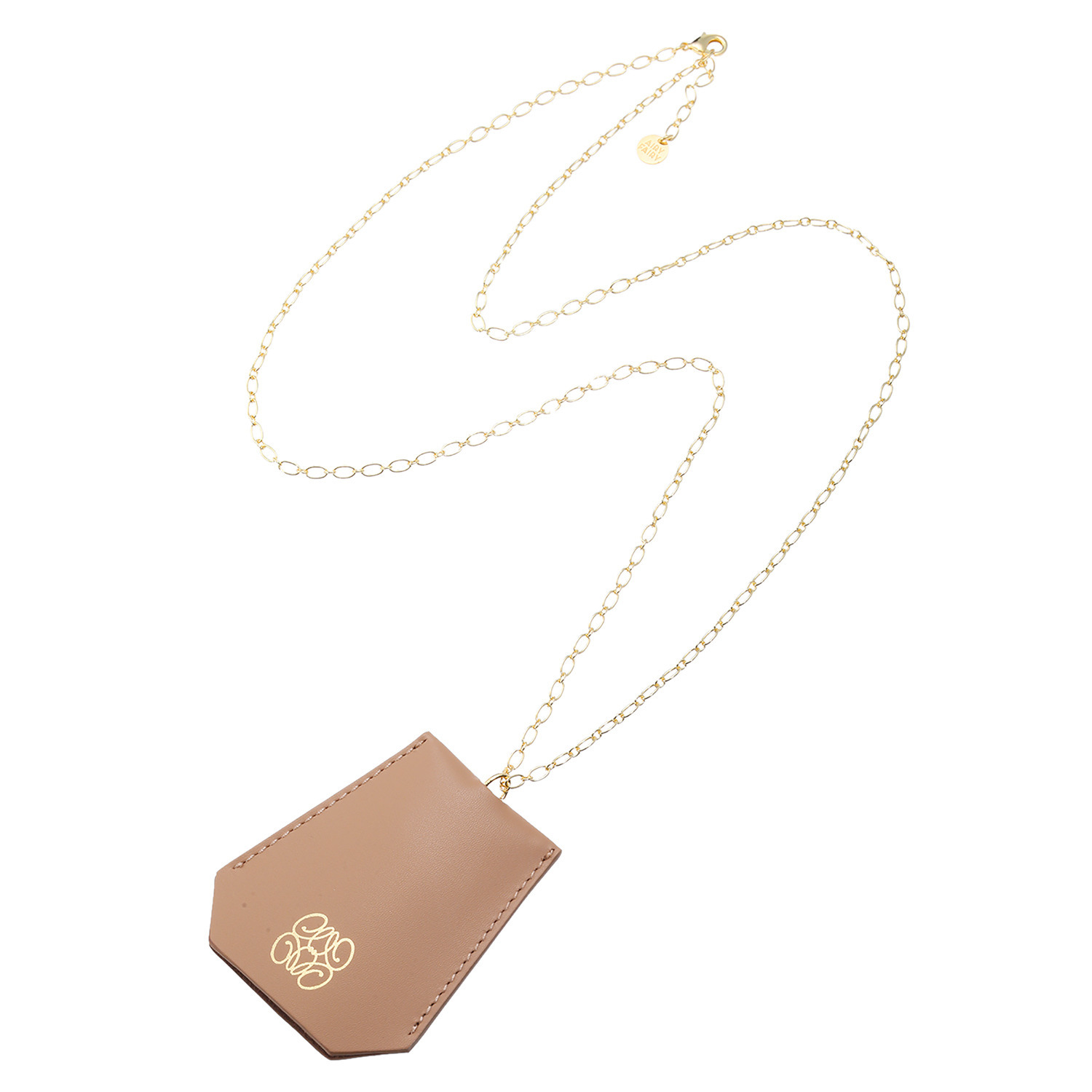 エアリーフェアリー クロシェットモティーフ ロングレザーネックレス シークレットホイッスル付