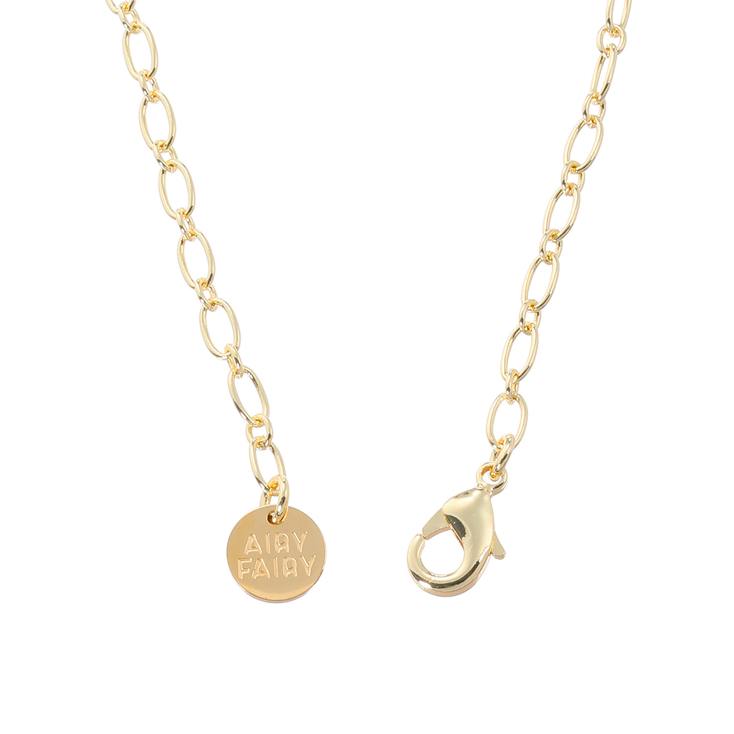 エアリーフェアリー クロシェットモティーフ ロングレザーネックレス シークレットホイッスル付