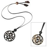 エアリーフェアリー アートカリグラフィ リバーシブル ロングペンダント