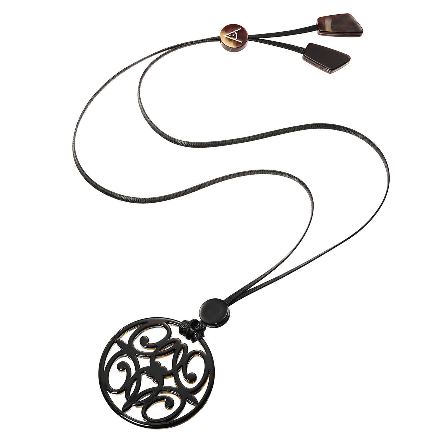 エアリーフェアリー アートカリグラフィ リバーシブル ロングペンダント