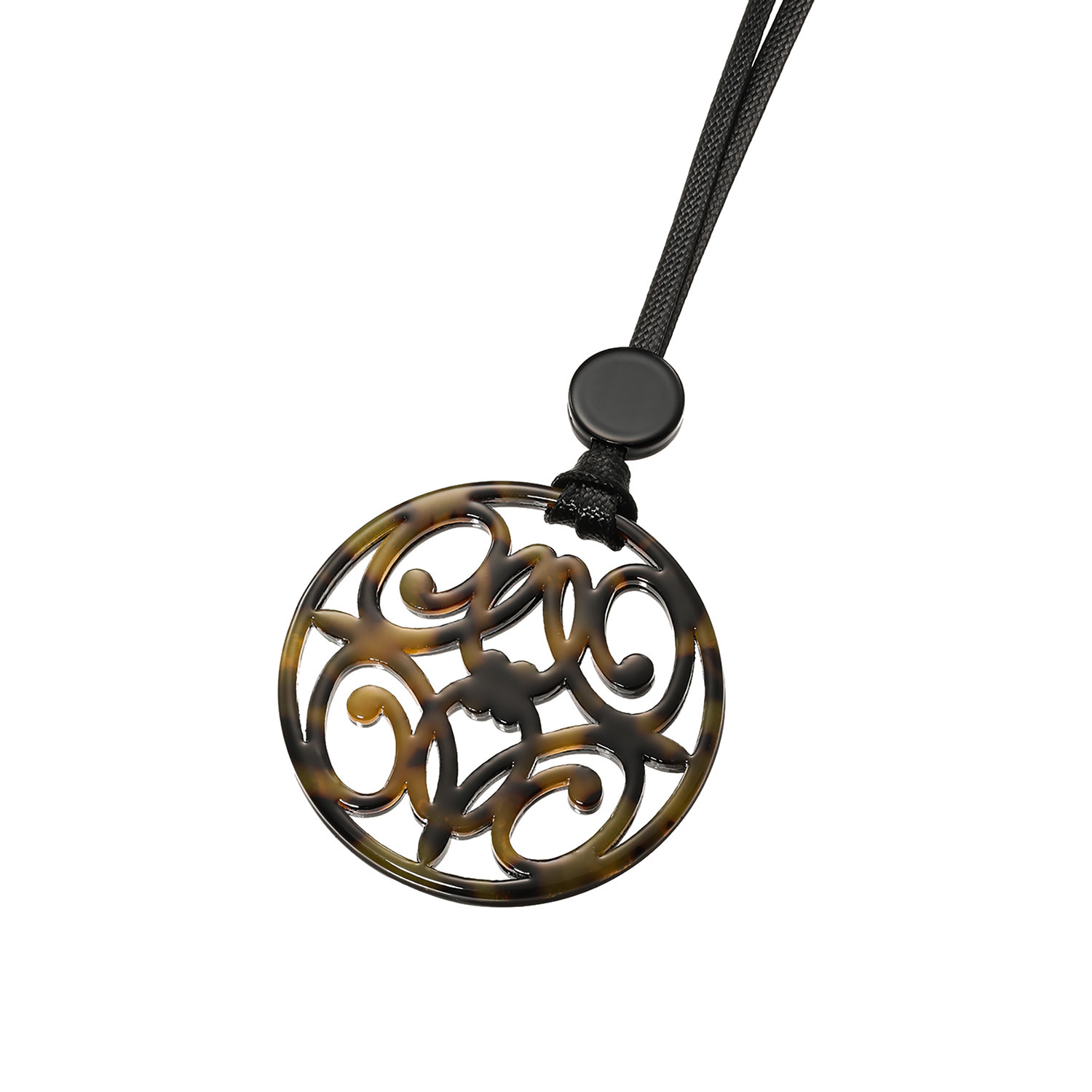 エアリーフェアリー アートカリグラフィ リバーシブル ロングペンダント